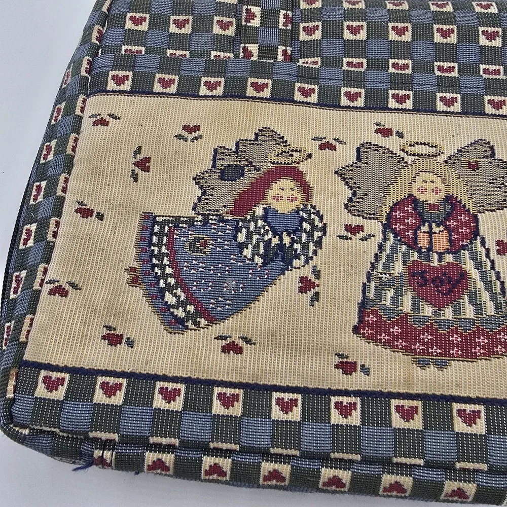 Vintage Country Angel Tapestry Bible Cover Zondervan Gifts